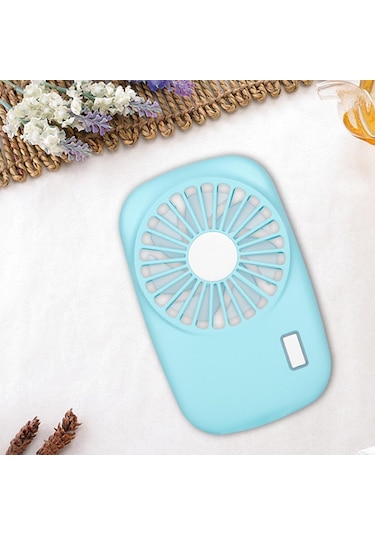 Taşınabilir El Tipi Usb Şarj Edilebilir Mini Fan Beyaz