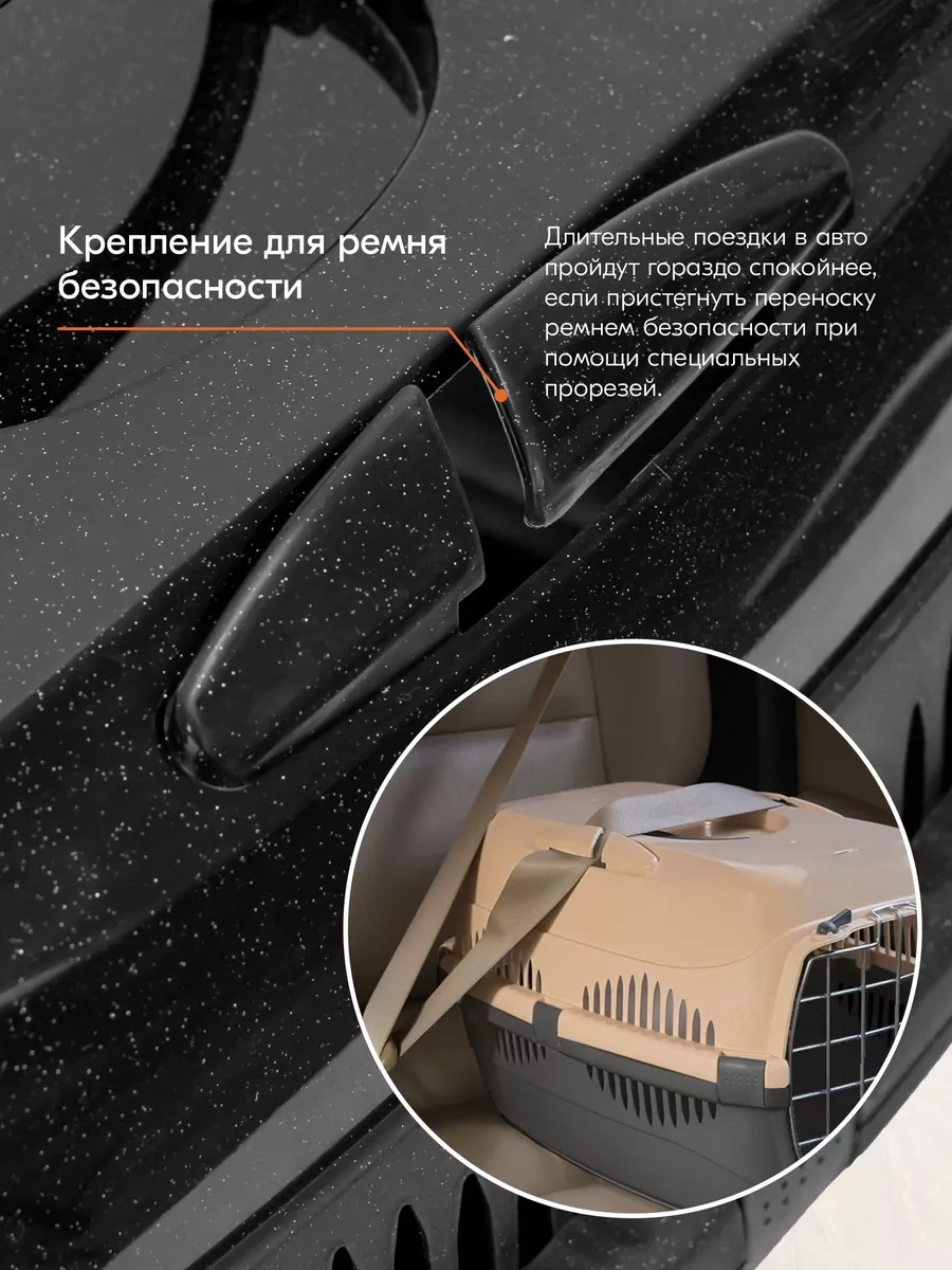 Pettails Plastik Kedi Taşıma Kafesi, Hayvanlar İçin Metal Kapılı 27566030