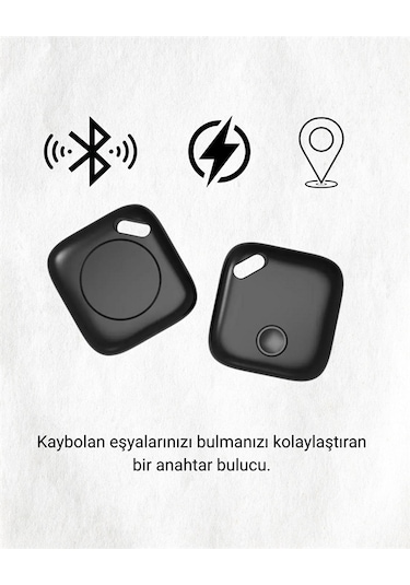 Bluetooth Destekli Akıllı Takip Cihazı Mobil Uygulama Kontrollü Kaybolan Eşyalar İçin Konum Bulma Teknolojisi