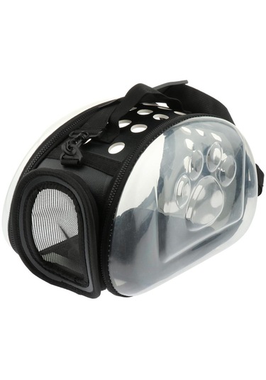 Homyl Katlanabilir Şeffaf Yavru Köpek Kedi Taşıyıcı Açık