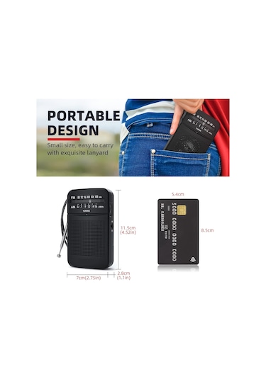 Hobimtek HT-263 Taşınabilir Am/Fm Pilli Radyo