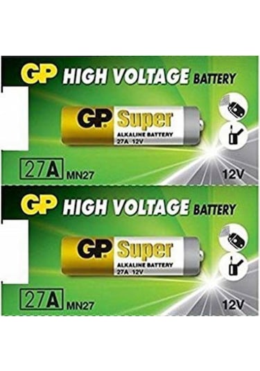 Gp 27A 12 V Kumanda Pili İnce 10 Adet