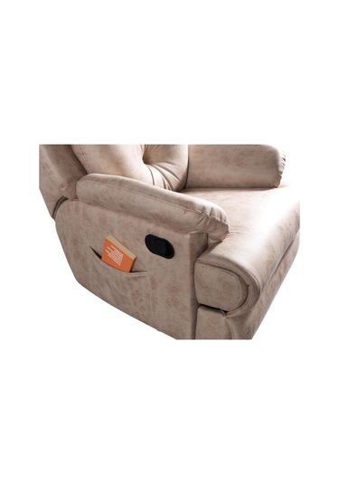 Pera Tv Koltuğu Koltuk Rehome Pera Berjer 85x97x110 Cm Krem