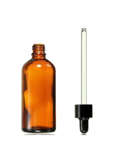 30Ml Amber Damlalıklı Cam Şişe Damlatma Uçlu