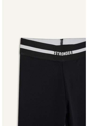 DeFacto Kız Çocuk Standart Boy Tayt E1121A825SMBK81 Siyah