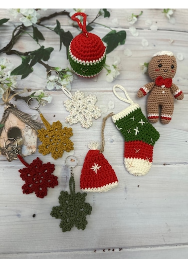 8 Parca Yeni Yıl - Yıl Başı Hediyelık - Aksesuarları