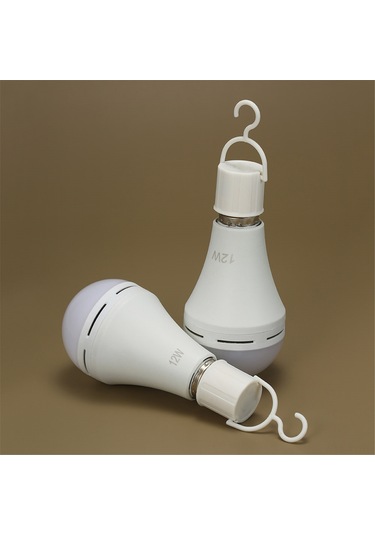 Shineyee 2'li Paket Yüksek Verimli Led Feneri, Ac 100-240v, Şarj Edilebilir, Kötükaplı, Çadır, Bahçe, Acil Durum Işığı, 6000k Beyaz Işık, 450lm, E26/e27 Tabanı