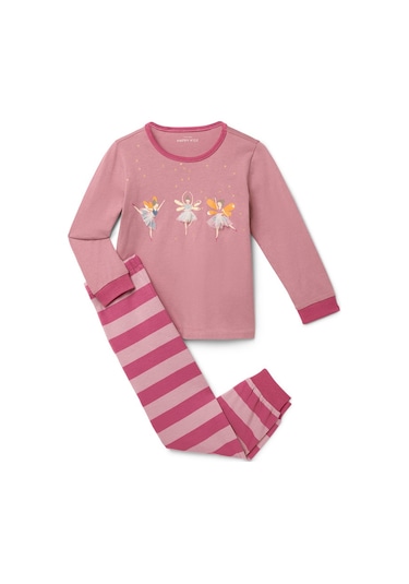Tchibo Kız Çocuk Pijama, 2li Pembe