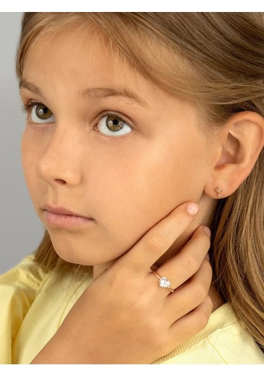 Veronika Nişan Yüzüğü Kalp 925 Ayar Gümüş Ve Fiyanit Taşlı 239125443 Altın