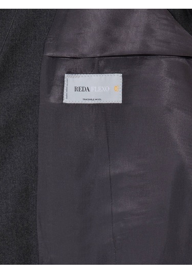 Cacharel Antrasit Slim Fit Yün Karışımlı Yelek Gri