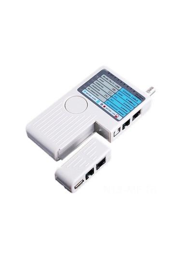 Didadodo 4'lü Kablolu Test Cihazı: Rj45, Rj11, Usb, Bnc, Hızlı Ağ Test Cihazı