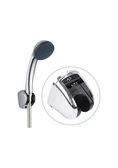 Banyo Keyfi İçin Plastik Duş Başlığı Fiskiye Hortum Askısı Mafsal Tutacak Diğer