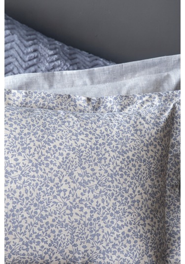 Everyday Yatak Örtülü Nevresim Takımı Çift Kişilik Rowena Mavi