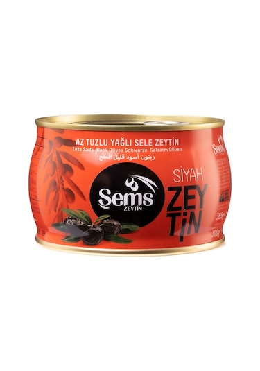 Şems Süper Özel Siyah Zeytin S (291-320) 300 G