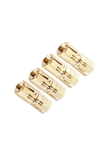 Springsun Tam Bakır Bir Çizgi Manca - 4 Adet Paket 8mm, 180 Açılım, 10kg Yük Kapasitesi, Jya01599 İle Paket Diğer