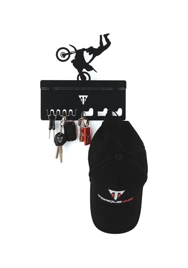Torque-MX Metal Dekoratif Anahtar Askısı EA1 Siyah