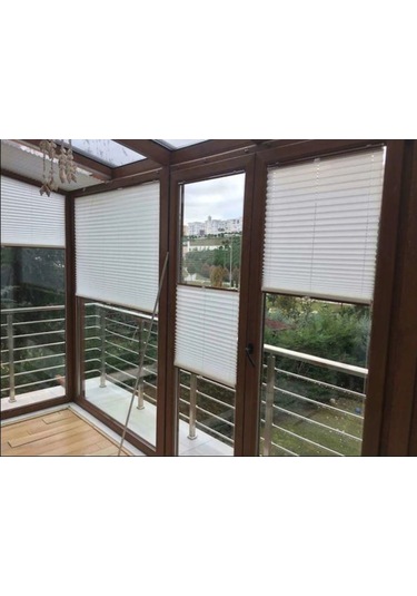 Cam Balkon Plise Perde Krınkıl Serisi, 4 Renk, Alüminyum Kasa (442667395)