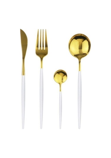 Ikon 72 Parça 12 Kişilik Çatal Kaşık Bıçak Seti Gold