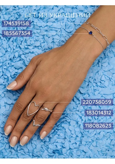 Miestilo 925 Ayar Gümüş Kalp İnce Takı Yüzük 220738059 Beyaz