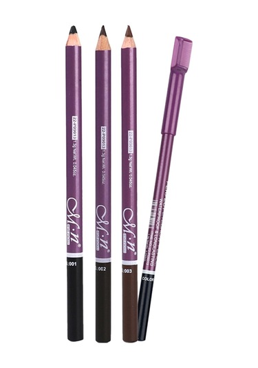 Suntek Suya Dayanıklı Kaş Kalemi 01 Black 12'li