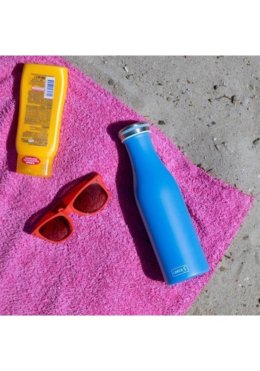 Lurch - 500 Ml Okyanus Mavi, Paslanmaz Çelik Termos - Çift Cidarlı, Sızdırmaz - 240855 Beyaz