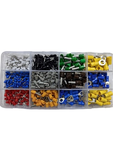 820 Parça Pabuç Yüksük Takımı Kutulu, Terminal , Çatal Uç