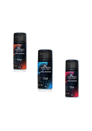 Araç Ve Oda İçi Parfüm Seti 150 Ml Sprey Ebrayn 1. Kalite 3 Prç