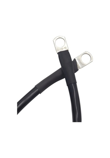 Moly 30cm Uzunlukta 4awg Bakır Tellere Sahip 150a Akım Kapasiteli Kırmızı-siyah Toprak Bağlantı Kabloları 2 Adet