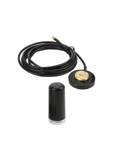 Honmex Xp-4g-016 Araç İçin Manyetik Bazlı Anten, 35dbi Kazançlı, 700-2700mhz Frekans Aralığı, Radyo Ve Reklam Makinesi Sinyal Geliştirici