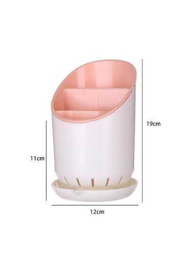 Dancemonkey Yaratıcı Modüler Mutfak Kaşıklık Depolama Kutusu Pembe