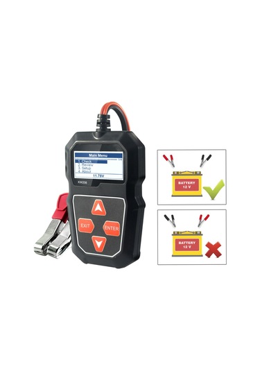 Konnweı Kw208 12v Araç Akü Yük Test Cihazı Profesyonel Otomotiv Alternatör Analizörü - Dalga Formu