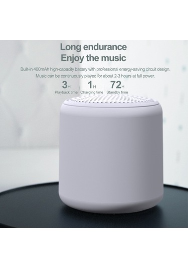 Ebitda Taşınabilir Bluetooth 5.0 Hoparlör - Mikrofonlu, 3w Basslı Ses