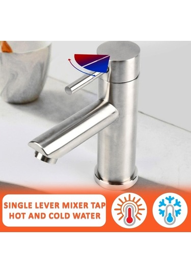 Maoyaya Çelik Tek Kollu İnox Soğuk/sıcak Su İnox