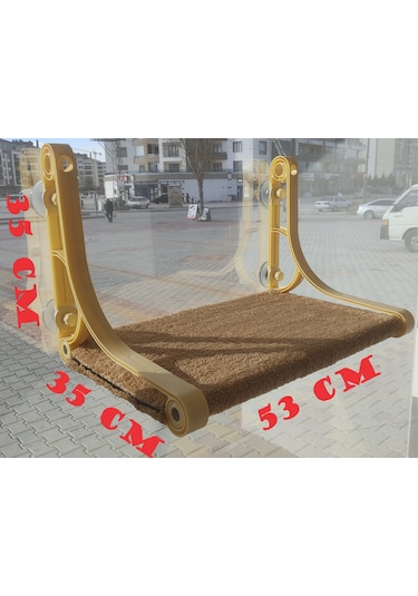 Tineke Güçlü Vantuzlu Kedi Cam Yatağı 35 x 35 x35 CM