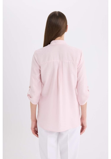 DeFacto Regular Fit Basic Düz Uzun Kollu Gömlek M9407AZ25SPPN688 DeFacto Regular Fit Basic Düz Uzun Kollu Gömlek M9407AZ25SPPN688