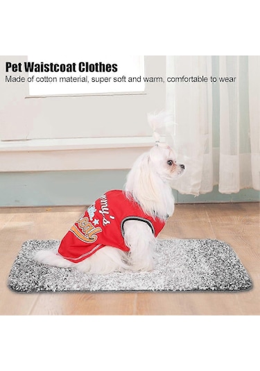 Köpekler Ve Yavrular İçin Şık Yumuşak Pamuklu Yelek