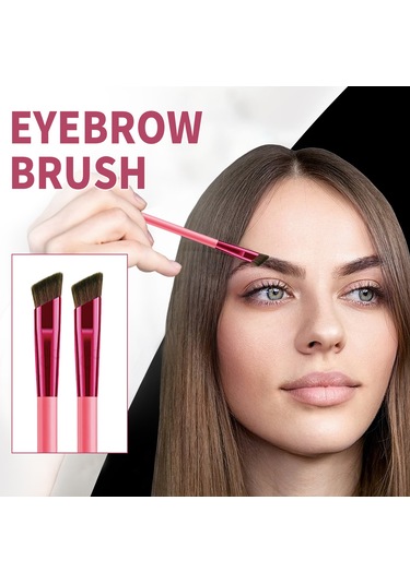 Wezone 2 Adet Çok Fonksiyonlu Kaş Fırçası - İnce Tüy, Dürtmeyen, Su Ve Ter Dayanıklı, Doğal立体 Göz Kaşları İçin