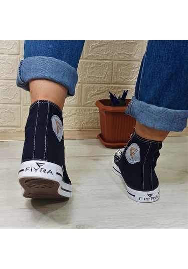 Fiyra 555 Lacivert Uzun Unisex Sneaker Keten Spor Ayakkabı 001