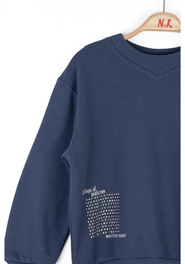 Nk Kids 47512 Erkek Çocuk İndigo Matter Sweat İndigo