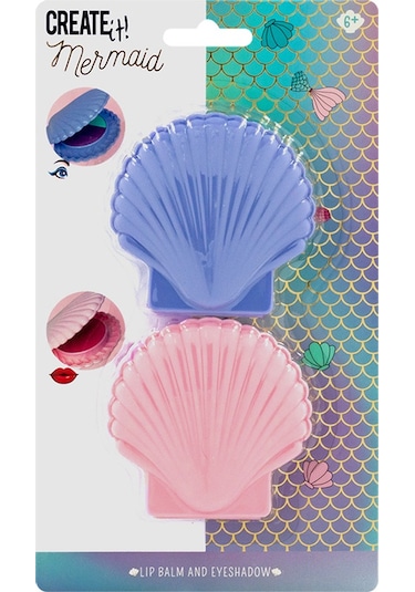 Create It Dudak Balmı Ve Göz Farı Seti - Pembe Mor - Mermaid