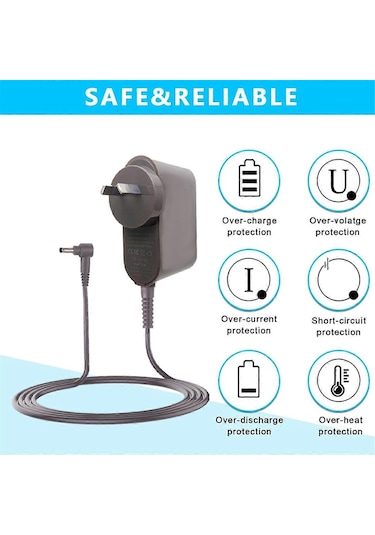 Omni-glide / Wash G1 Elektrikli Süpürge Lı-lon Batte İçin Dc 17.3v 1.1a Adaptör Yedek Pil Şarj Cihazı