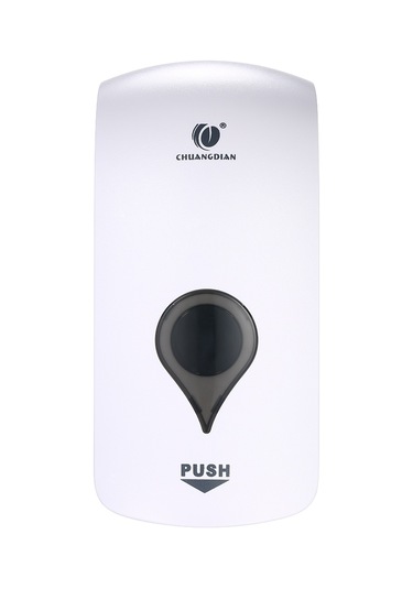 Leezsing Chuangdıan 1000ml Delme Gerektirmeyen Duvara Monte Sabunluk Duş Jeli Sıvı Şampuan Dağıtıcı Tutucu İşletmeler Ve Kamu Alanları İçin--beyaz