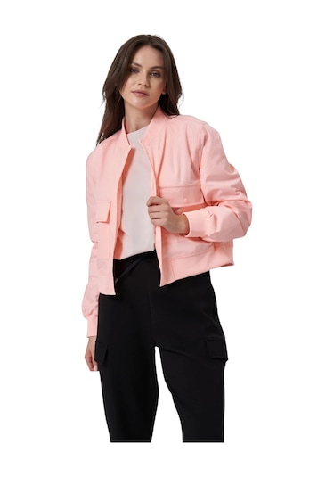 Exuma Kadın Bomber Ceket Ex.1521158 Pembe