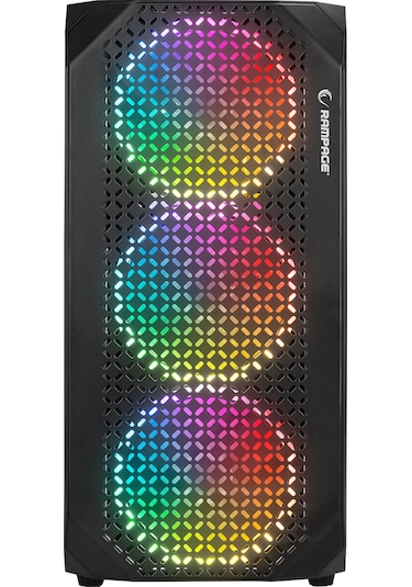 Rampage Zuko 600 W 80+ Bronze 4x ARGB Fanlı Bilgisayar Kasası