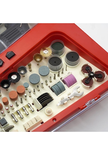 1001Alet Rox 0074 Mini Taşlama Gravür Makinası Hobi Seti 210 Parça