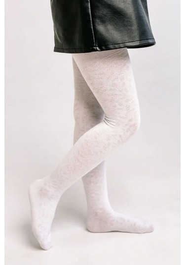 Isimbajskaa Culocnaa Fabrika Çocuklar İçin Ajurlu Taytlar 31399603 Beyaz