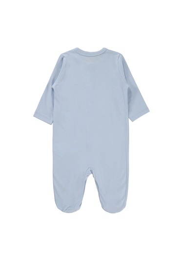 Civil Baby Yıldız Nakışlı 1-9 Ay Tulum - Mavi