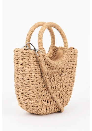 Defacto Kadın Hasır El Çantası B9045axnsbg217 Bej Defacto Kadın Hasır El Çantası B9045axnsbg217 Bej