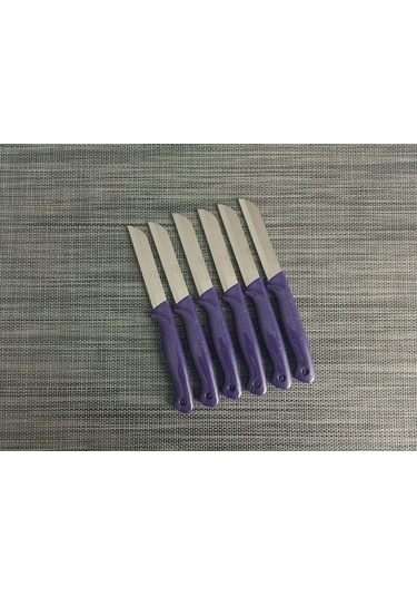 Solingen Meyve Bıçağı 6'lı Simli Mor