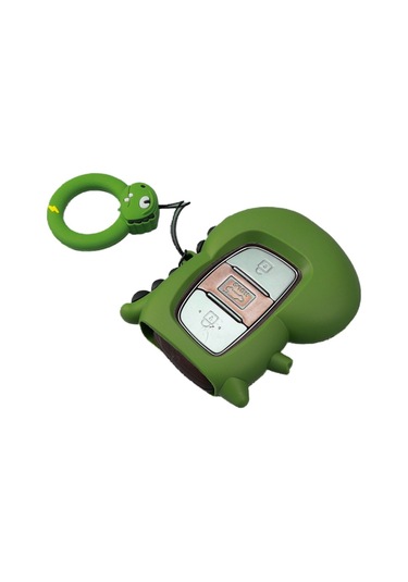 Jzcat Aircraft Hyundai A Uyumlu Şimşek Ejderha Silikon Karikatür Araba Anahtarı Kılıfı